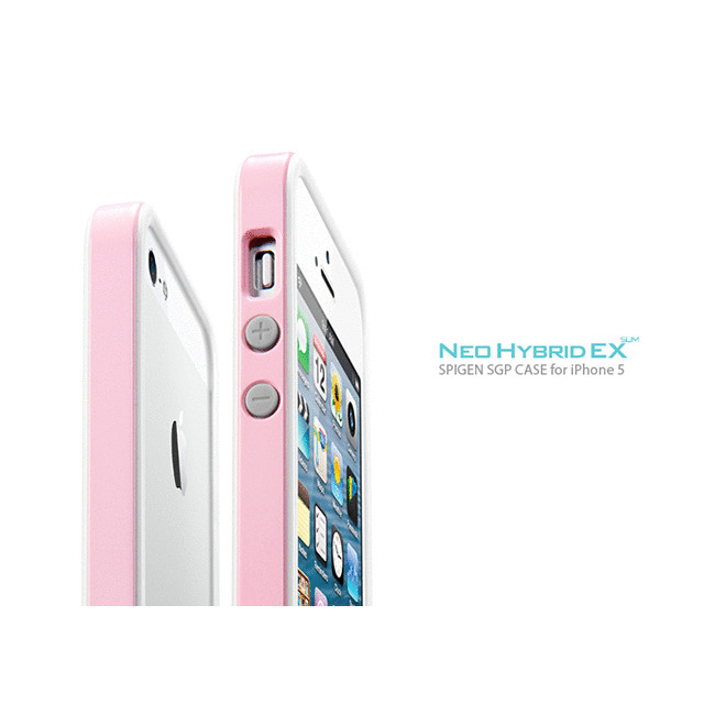 【iPhoneSE(第1世代)/5s/5 ケース】Neo Hybrid EX SLIM Snow Series (Sherbet Pink)goods_nameサブ画像