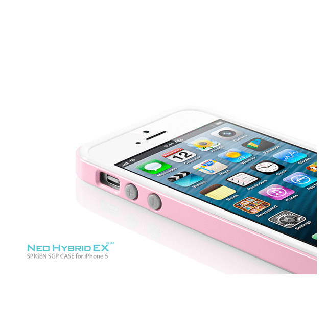 【iPhoneSE(第1世代)/5s/5 ケース】Neo Hybrid EX SLIM Snow Series (Sherbet Pink)goods_nameサブ画像