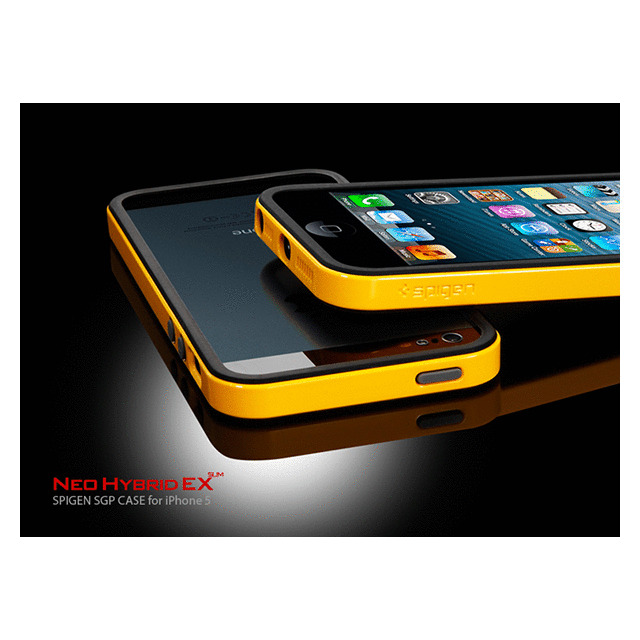 【iPhoneSE(第1世代)/5s/5 ケース】Neo Hybrid EX SLIM Vivid Series (Reveton Yellow)サブ画像