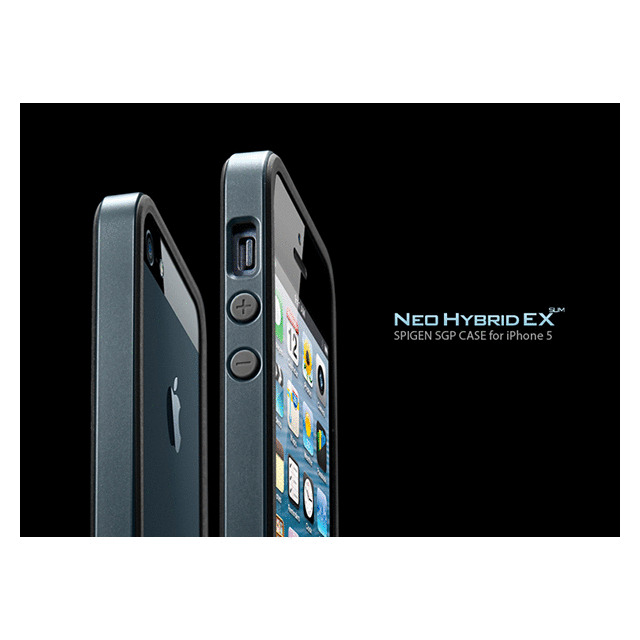【iPhoneSE(第1世代)/5s/5 ケース】Neo Hybrid EX SLIM Metal Series (Metal Slate)サブ画像