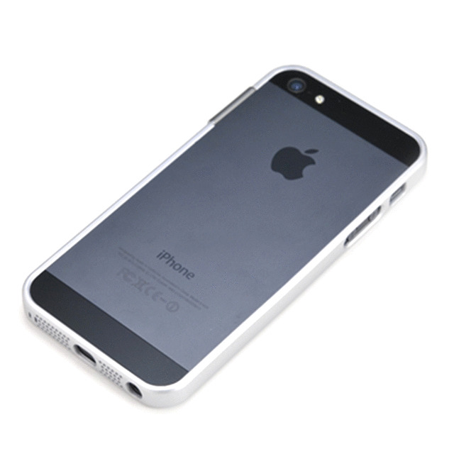 【iPhoneSE(第1世代)/5s/5 ケース】ThinEdge frame case (Matte Silver)サブ画像