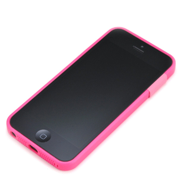 【iPhoneSE(第1世代)/5s/5 ケース】ThinEdge frame case (Matte Pink)サブ画像