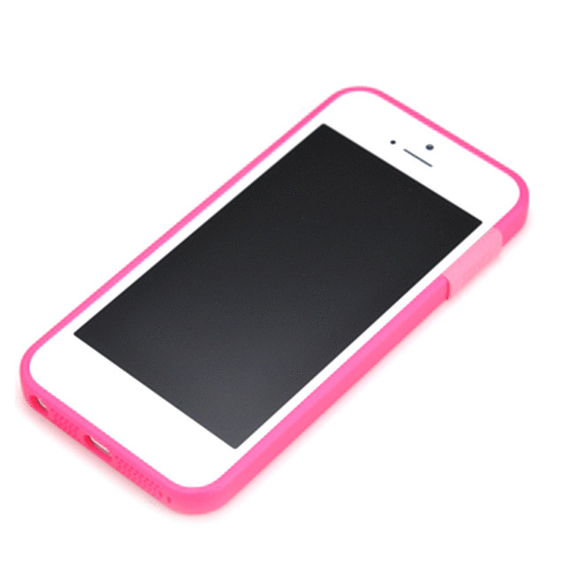 【iPhoneSE(第1世代)/5s/5 ケース】ThinEdge frame case (Matte Pink)サブ画像