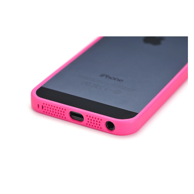 【iPhoneSE(第1世代)/5s/5 ケース】ThinEdge frame case (Matte Pink)サブ画像