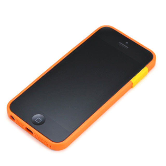 【iPhoneSE(第1世代)/5s/5 ケース】ThinEdge frame case (Matte Orange)サブ画像