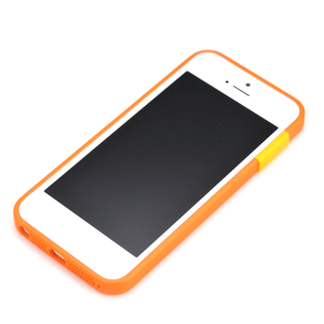 【iPhoneSE(第1世代)/5s/5 ケース】ThinEdge frame case (Matte Orange)サブ画像