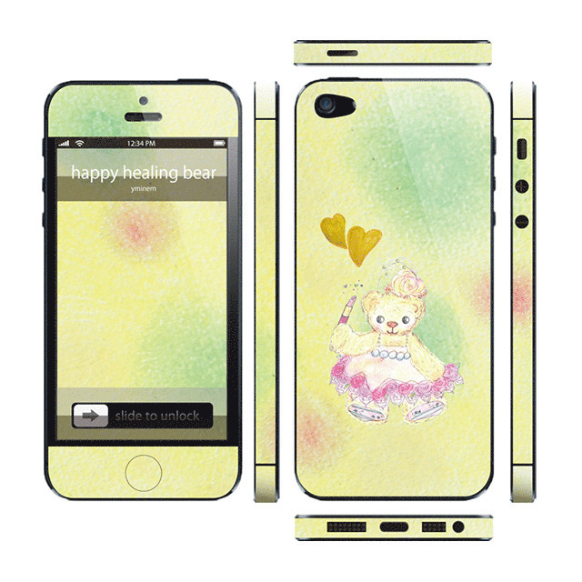 【iPhone5 スキンシール】Thinclo Thtyle 『 happy healing bear 』