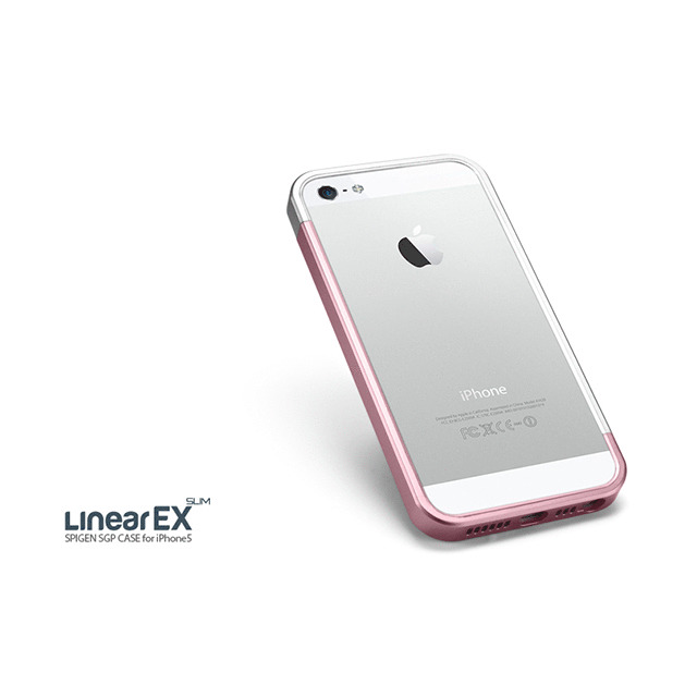 【iPhoneSE(第1世代)/5s/5 ケース】Linear EX SLIM Metal series (Metal Pink)サブ画像