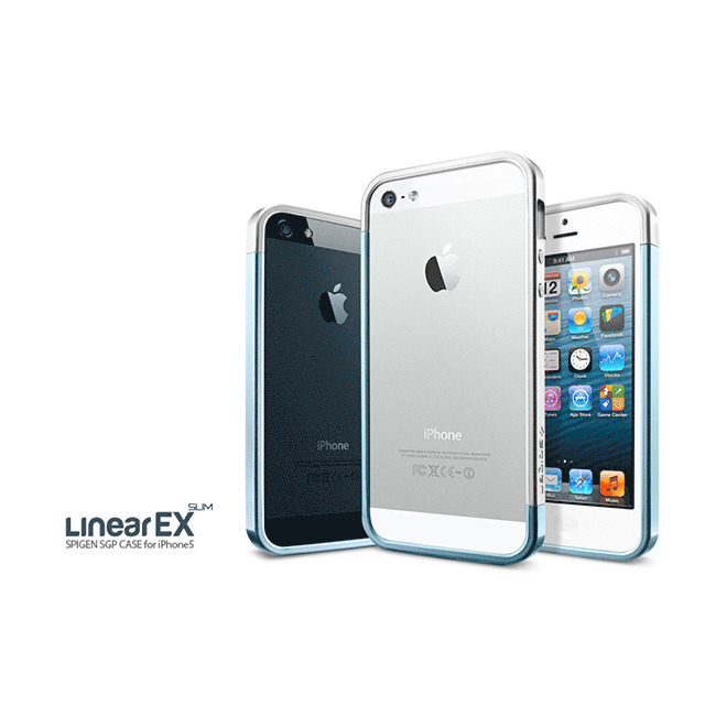 【iPhoneSE(第1世代)/5s/5 ケース】Linear EX SLIM Metal series (Metal Blue)サブ画像