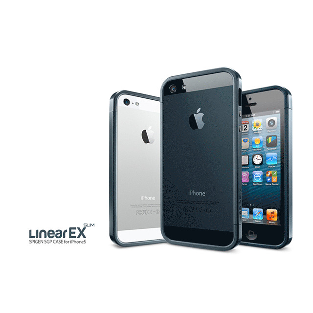 【iPhoneSE(第1世代)/5s/5 ケース】Linear EX SLIM Metal series (Metal Slate)サブ画像