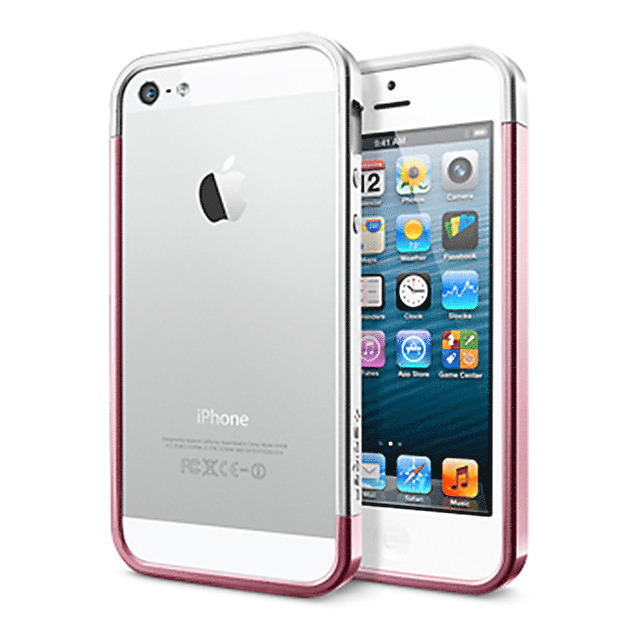 【iPhoneSE(第1世代)/5s/5 ケース】Linear EX SLIM Metal series (Metal Pink)