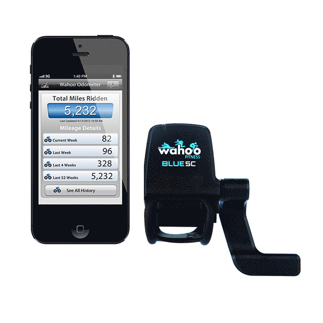 スピード・ケイデンスセンサー Blue SC for iPhone Wahoo Fitness