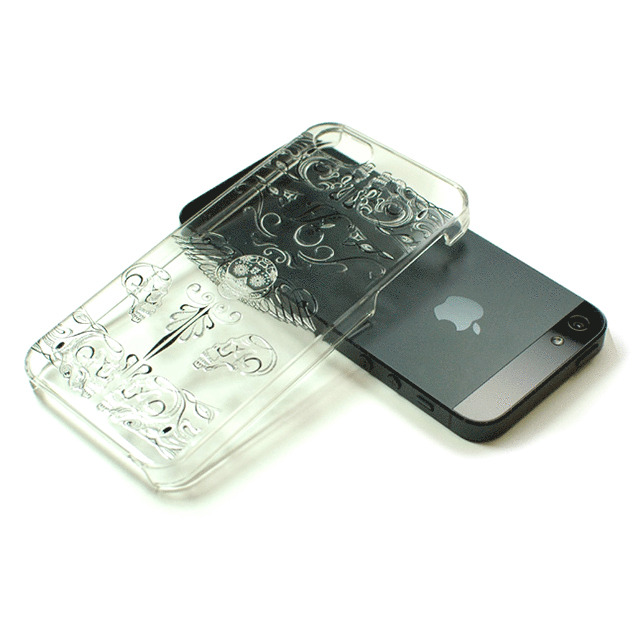 【iPhone5 ケース】蒔絵ケース ピンストライプドクロgoods_nameサブ画像