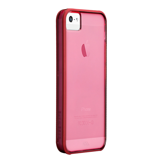 【iPhoneSE(第1世代)/5s/5 ケース】Haze Case (Lipstick Pink / Flame Red)サブ画像