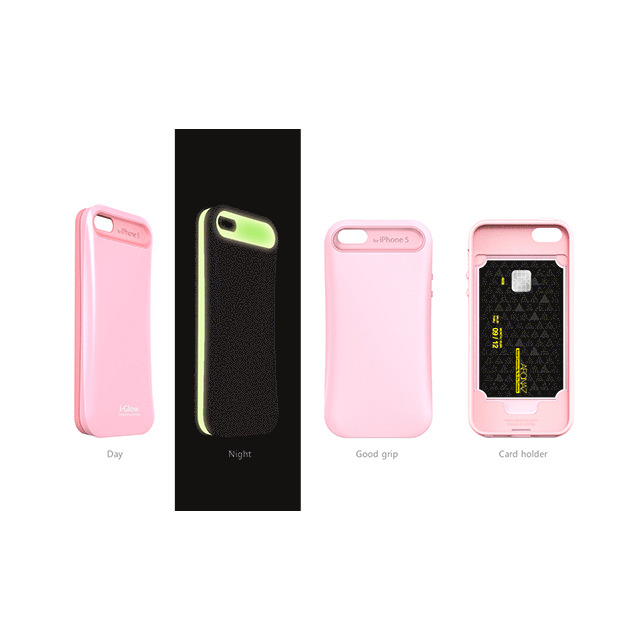 【iPhoneSE(第1世代)/5s/5 ケース】i-Glow Pastel Case with TCS Pastel Mintgoods_nameサブ画像