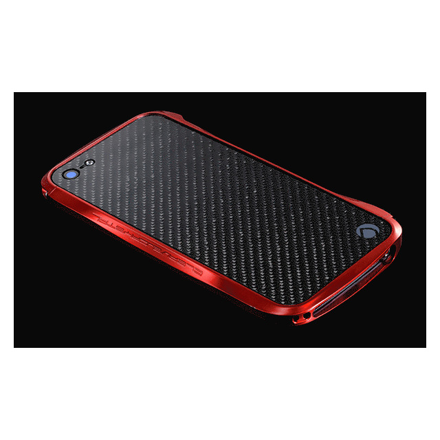 【iPhone5s/5 ケース】CLEAVE CRYSTAL BUMPER METALIC ＆ CARBON EDITION (Formula Red)goods_nameサブ画像