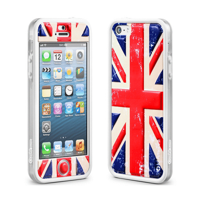 【iPhoneSE(第1世代)/5s/5 ケース】Cushi Plus (Flag England)