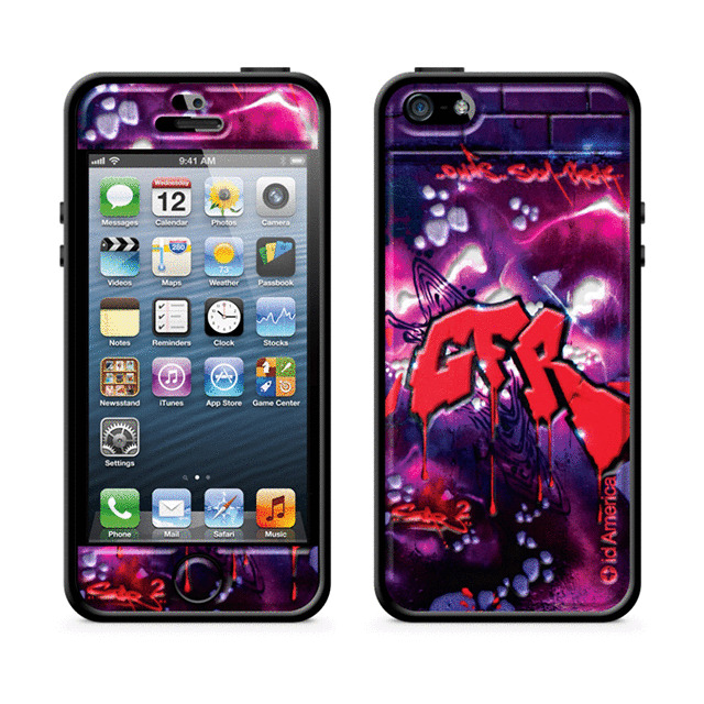 【iPhoneSE(第1世代)/5s/5 ケース】Cushi Plus (Graffiti Red)サブ画像