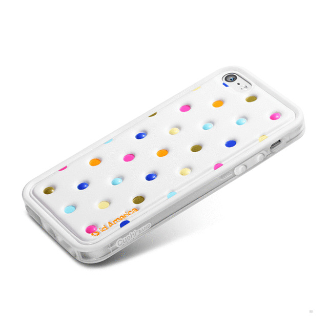 【iPhoneSE(第1世代)/5s/5 ケース】Cushi Plus (Dot White)goods_nameサブ画像