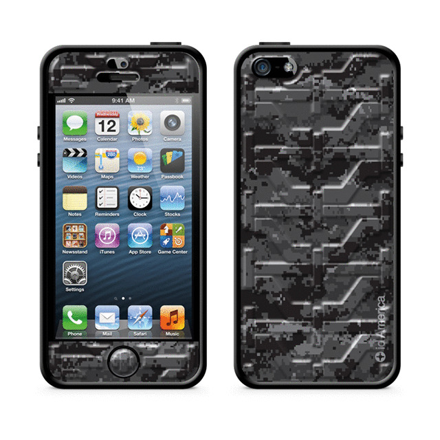 【iPhoneSE(第1世代)/5s/5 ケース】Cushi Plus (Camo Black)サブ画像