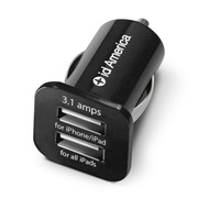 Dual USB Car Charger (Black)