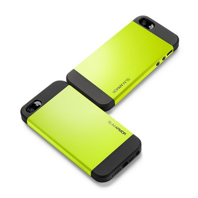 【iPhoneSE(第1世代)/5s/5 ケース】SPIGEN SGP Case Slim Armor Color Series Limeサブ画像