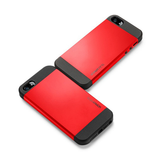 【iPhoneSE(第1世代)/5s/5 ケース】SPIGEN SGP Case Slim Armor Color Series Crimson Redgoods_nameサブ画像