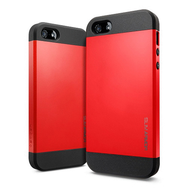 【iPhoneSE(第1世代)/5s/5 ケース】SPIGEN SGP Case Slim Armor Color Series Crimson Redサブ画像