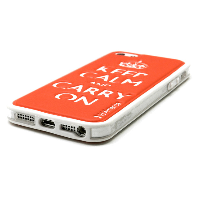 【iPhoneSE(第1世代)/5s/5 ケース】Cushi Plus KEEP CALM (Red)サブ画像