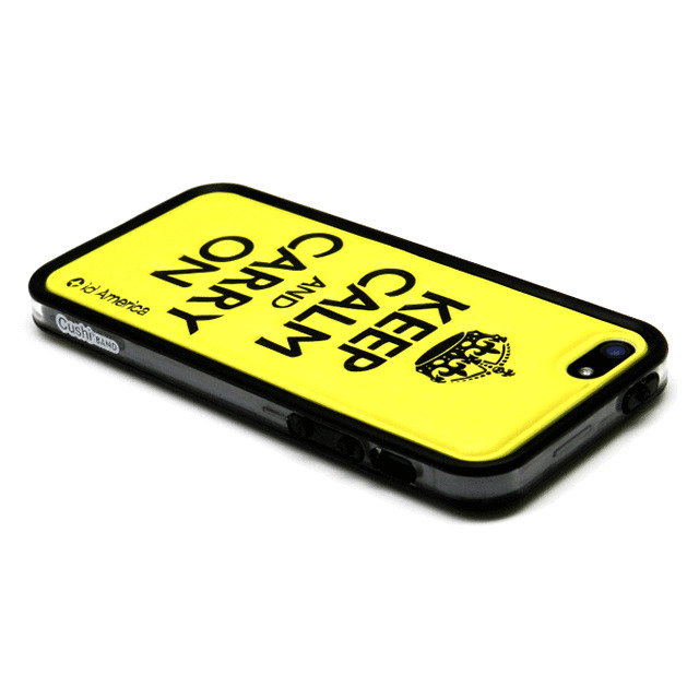 【iPhoneSE(第1世代)/5s/5 ケース】Cushi Plus KEEP CALM (Yellow)サブ画像