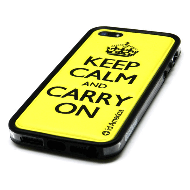 【iPhoneSE(第1世代)/5s/5 ケース】Cushi Plus KEEP CALM (Yellow)goods_nameサブ画像