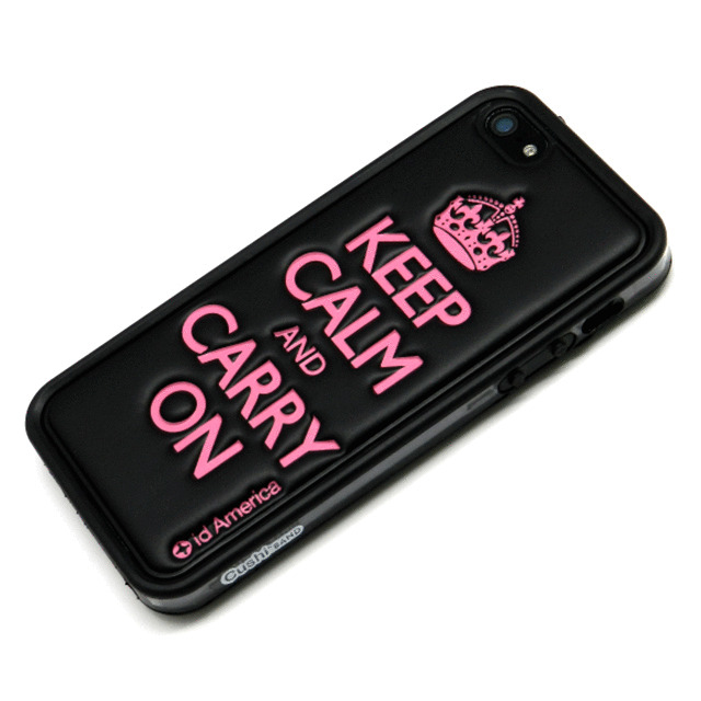 【iPhoneSE(第1世代)/5s/5 ケース】Cushi Plus KEEP CALM (Black)サブ画像