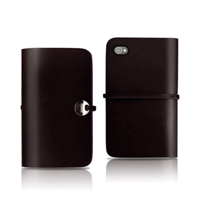 【iPhone4S/4 ケース】Leather Arc Cover_iPhone4/4S Blackサブ画像