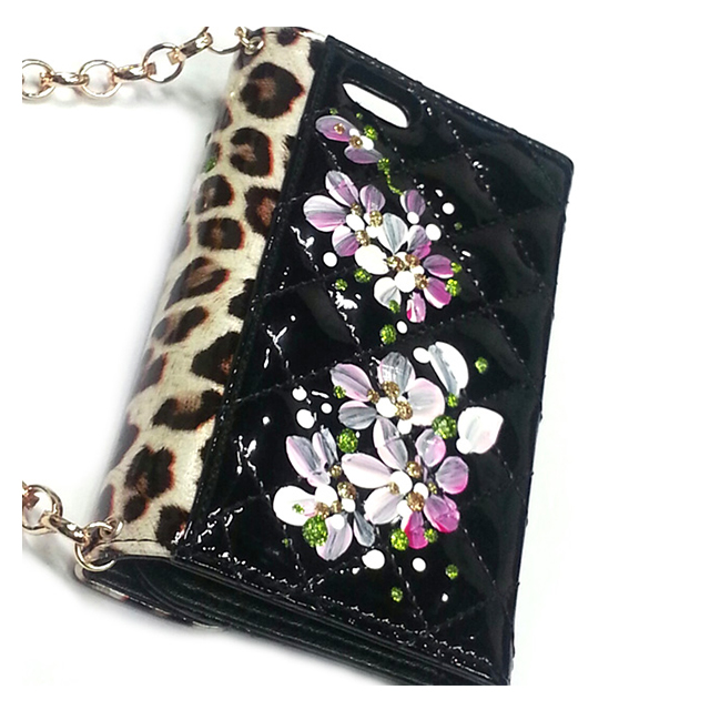 【iPhone5s/5 ケース】TYCHE leopard バック - スタイル ブラックサブ画像