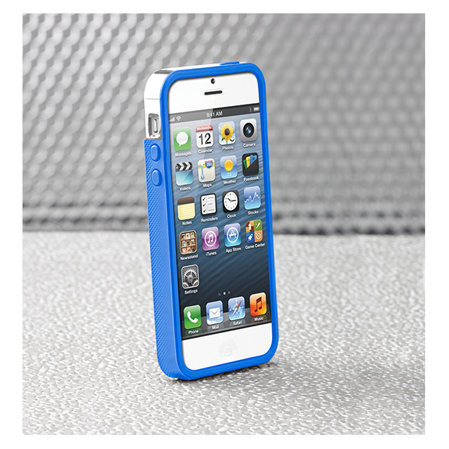 【iPhoneSE(第1世代)/5s/5 ケース】POP! with Stand Case (Pool White/Marine Blueサブ画像