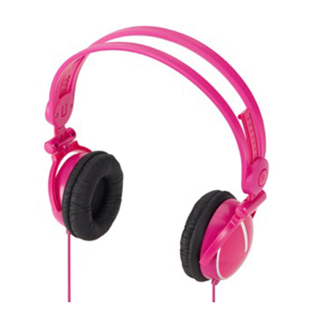 KIDZ GEAR Fold-flat Travel Headphones (Pink)goods_nameサブ画像