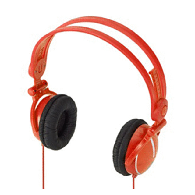 KIDZ GEAR Fold-flat Travel Headphones (Orange)サブ画像