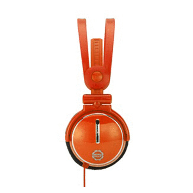 KIDZ GEAR Fold-flat Travel Headphones (Orange)goods_nameサブ画像