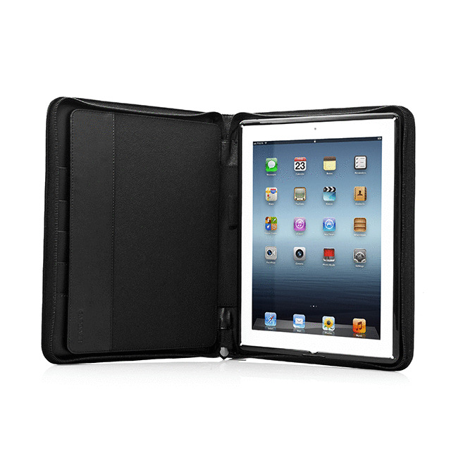 【iPad(第3世代/第4世代) iPad2 ケース】Folder Case Zip Lapa, Blackgoods_nameサブ画像