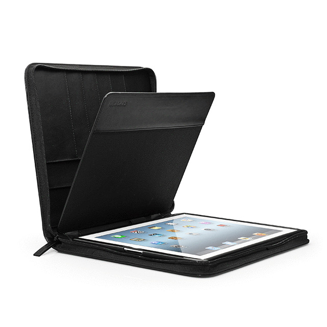 【iPad(第3世代/第4世代) iPad2 ケース】Folder Case Zip Lapa, Blackgoods_nameサブ画像