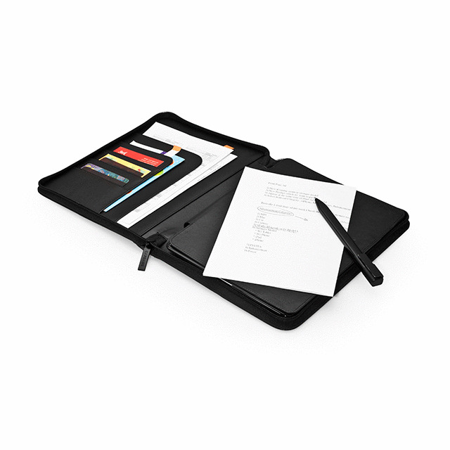 【iPad(第3世代/第4世代) iPad2 ケース】Folder Case Zip Lapa, Blackサブ画像