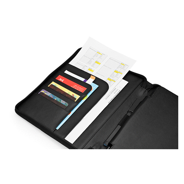 【iPad(第3世代/第4世代) iPad2 ケース】Folder Case Zip Lapa, Blackサブ画像