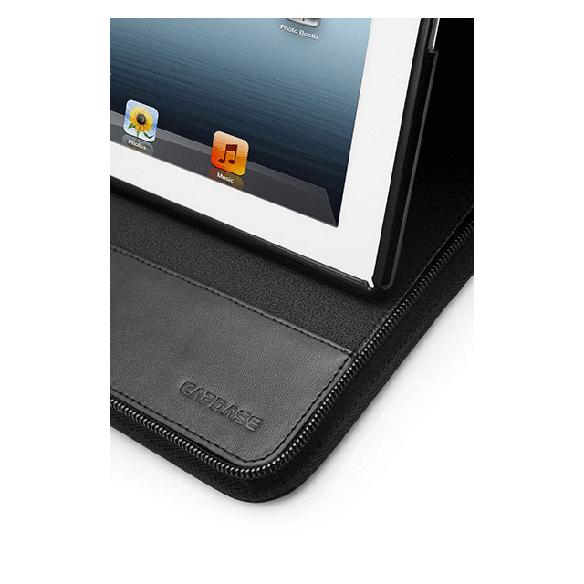 【iPad(第3世代/第4世代) iPad2 ケース】Folder Case Zip Lapa, Blackgoods_nameサブ画像