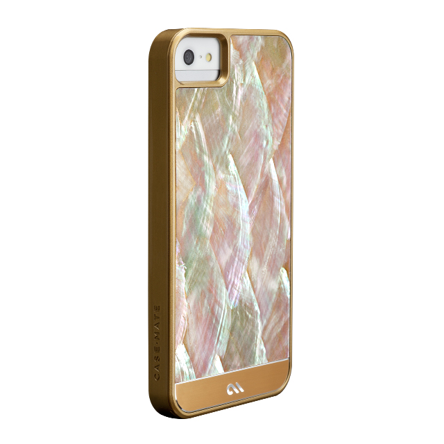 【iPhoneSE(第1世代)/5s/5 ケース】Crafted Case Pearl, Goldサブ画像