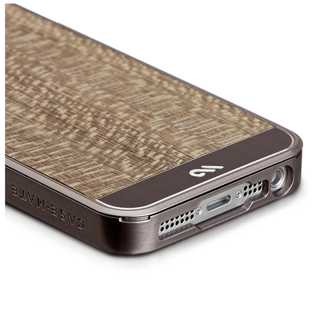 【iPhoneSE(第1世代)/5s/5 ケース】Crafted Woods Case Wood (Grey Leopard)goods_nameサブ画像