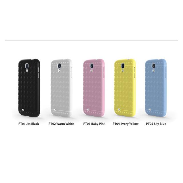 【GALAXY S4 ケース】PopTud Stud Design Case - Ivory Yellowサブ画像