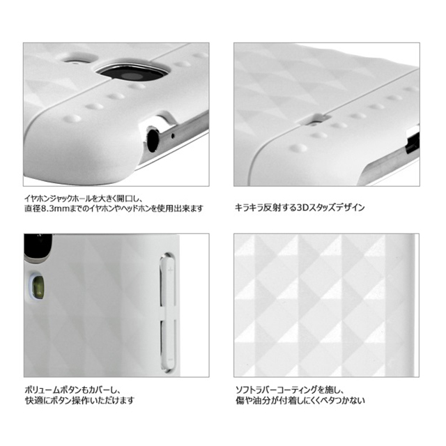 【GALAXY S4 ケース】PopTud Stud Design Case - Warm Whitegoods_nameサブ画像