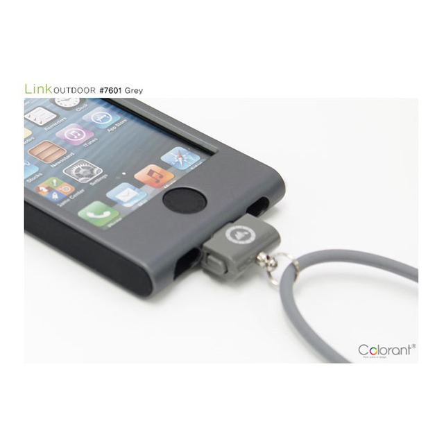 【iPhone5 ケース】Link Outdoor NeckStrap Case for iPhone 5 - Greyサブ画像