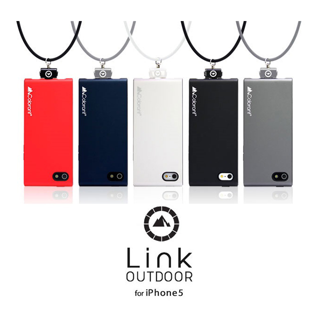 【iPhone5 ケース】Link Outdoor NeckStrap Case for iPhone 5 - Greyサブ画像