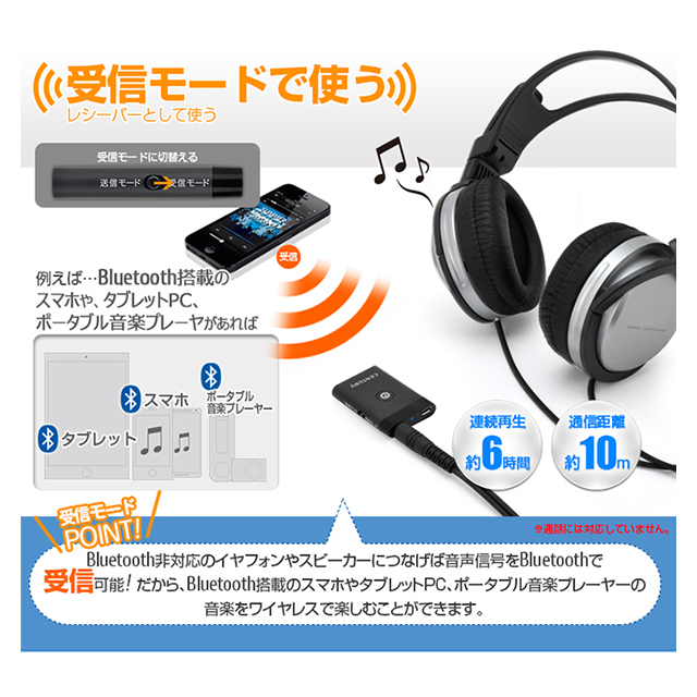 Bluetoothオーディオトランスミッター レシーバーgoods_nameサブ画像